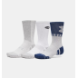 UA Performance Tech Chaussettes Mi-Hautes Unisexes – Lot de 3
